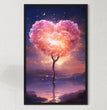 Romantic Waterside Heart Tree Canvas | A Blushing Love Affair