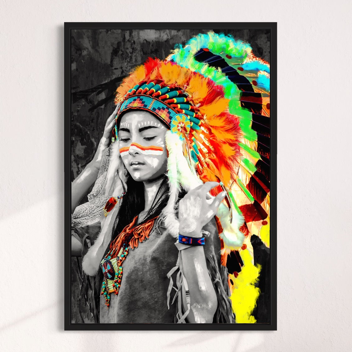 North American Spirit | Canvas Embracing Aboriginal Essence