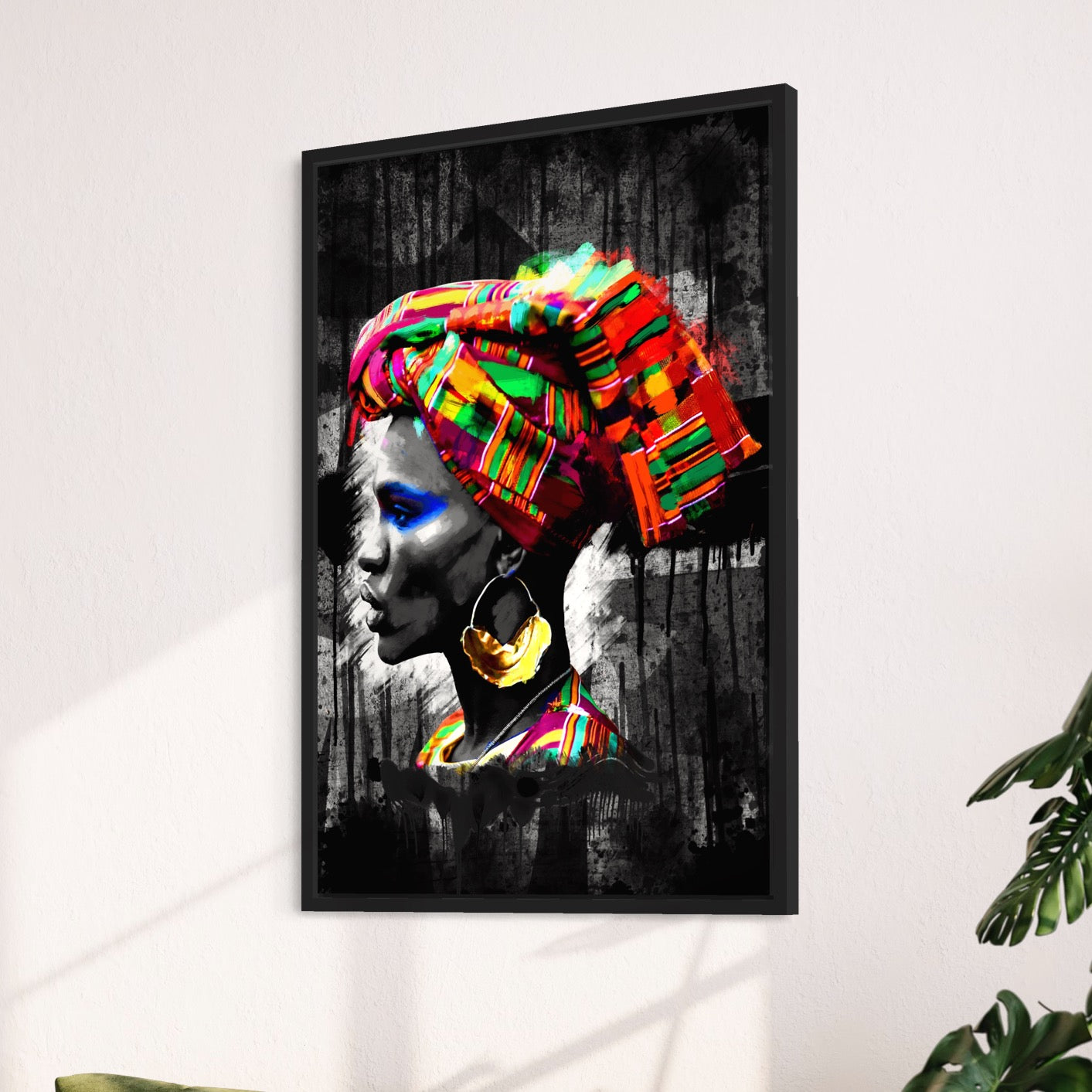 Portrait of Courage | Canvas Capturing Empowered Woman