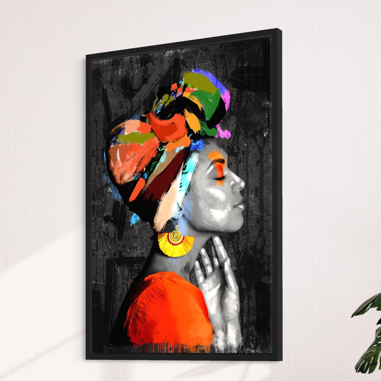 Harmony Embodied | Canvas Reflecting Woman's Inner Peace