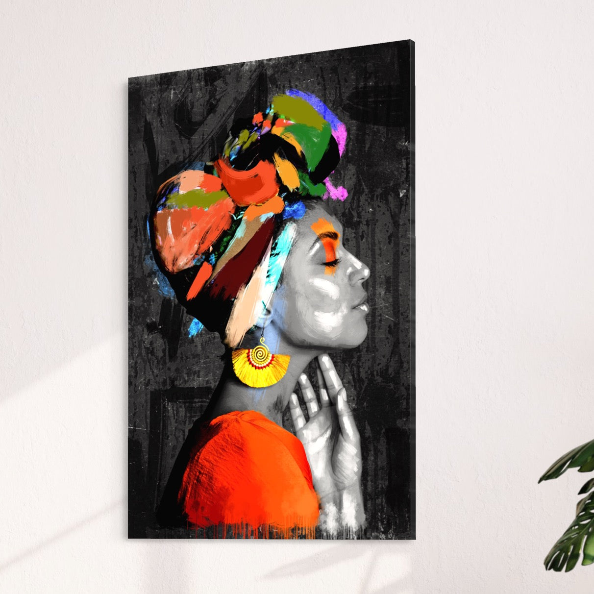 Harmony Embodied | Canvas Reflecting Woman's Inner Peace