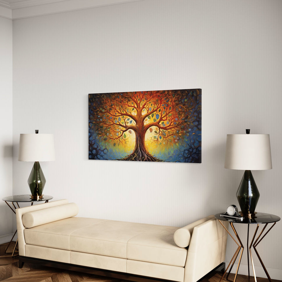 Tree of Knowledge's Wisdom | Enlightened Pathways Canvas