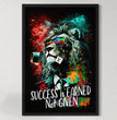 Colorful Lion Of Success Canvas | Roaring Inspiration For Achievement Ready To Hang